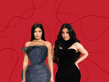 Kylie Jenner: Evan Agostini/Invision/AP and Cardi B: Richard Shotwell/Invision/AP