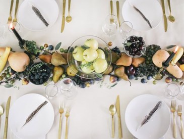 Edible table runner