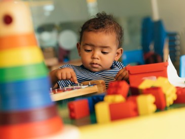 child at day care