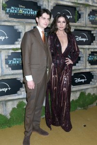 Dylan Michael Douglas, Catherine Zeta-Jones at arrivals for NATIONAL TREASURE: EDGE OF HISTORY Premiere, El Capitan Theatre, Los Angeles, CA December 5, 2022. Photo By: Priscilla Grant/Everett Collection