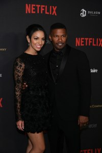 Jamie Foxx, Corrine Foxx at the after-party for The Weinstein Company & Netflix 2016 Golden Globe After Party, Robinsons May Lot, Beverly Hills, CA January 10, 2016. Photo By: James Atoa/Everett Collection