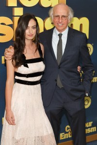 Cazzie David, Larry David at arrivals for HBO''s CURB YOUR ENTHUSIASM Ninth Season Premiere, The School of Visual Arts (SVA) Theatre, New York, NY September 27, 2017. Photo By: Jason Smith/Everett Collection