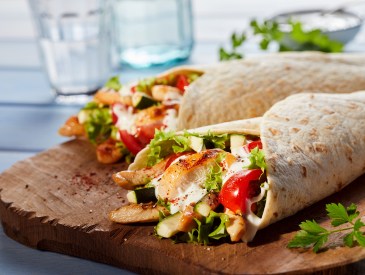 Chicken wraps