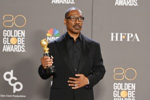 Eddie Murphy at the 80th Annual Golden Globe Awards held at The Beverly Hilton on January 10, 2023 in Beverly Hills, California. (Photo by Gilbert Flores/Variety via Getty Images)