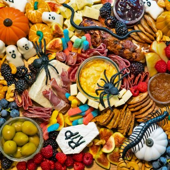 halloween grazing board