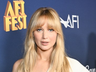 Jennifer Lawrence at the AFI Fest premiere of "Zurawski v Texas" at TCL Chinese Theatre on October 23, 2024 in Los Angeles, California. (Photo by Michael Buckner/Variety via Getty Images)