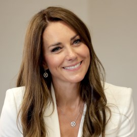 Catherine, Duchess of Cambridge during a visit to SportsAid House at the 2022 Commonwealth Games on August 02, 2022 in Birmingham, England.