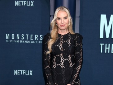 Leslie Grossman at arrivals for MONSTERS: THE LYLE AND ERIK MENENDEZ STORY, The Egyptian Theater, Los Angeles, CA, September 16, 2024.