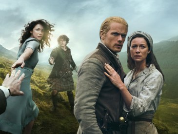 Caitríona Balfe and Sam Heughan
