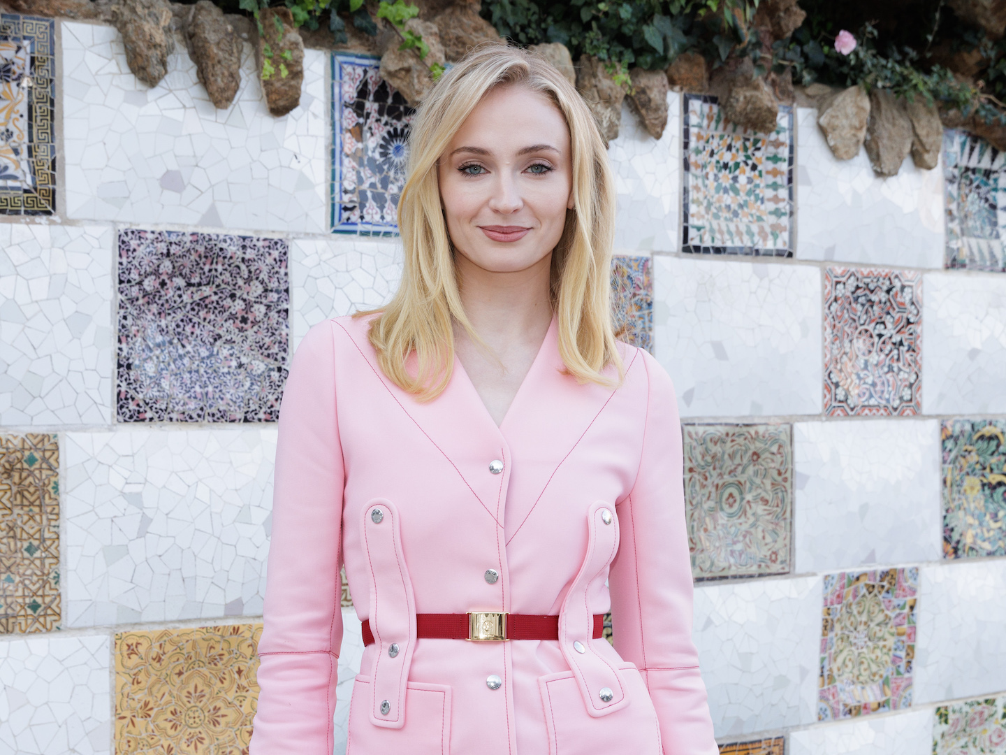 Sophie Turner at Louis Vuitton Cruise 2025 Show held at Park Güell on May 23, 2024 in Barcelona, Spain.