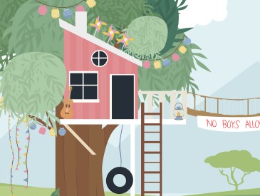 No Boys Alllowed Treehouse