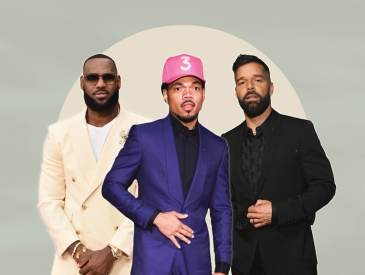 Lebron James, Chance the Rapper, Ricky Martin