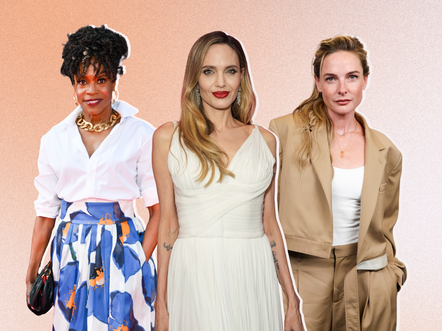 Charlayne Woodard, Angelina Jolie, Rebecca Ferguson